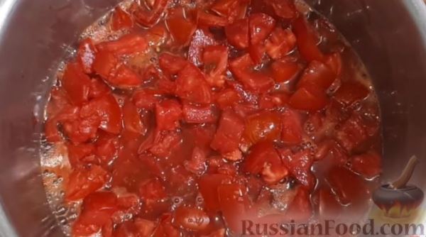 Салат из кабачков, помидоров и болгарского перца (на зиму)
